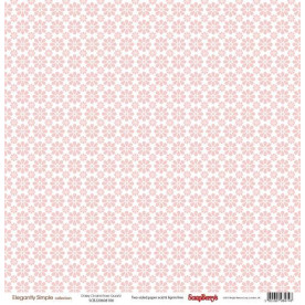 Двосторонній папір Ромашки Рожевий Кварц 30,5х30,5 см від ScrapBerry's