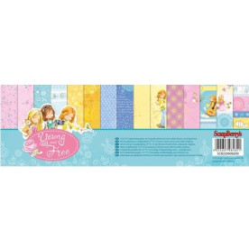 Набор бумаги "Подружки", размер 30,5*30,5 см, 9 листов от ScrapBerry's
