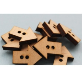 Пуговица Домик 21*18 мм от ScrapStudio