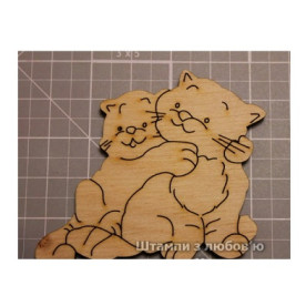 Деревянная фигурка 71*63мм от ScrapStudio