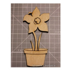 Деревянная фигурка 84*37мм от ScrapStudio