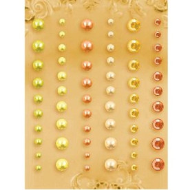 Набор половинок жемчужин и страз Pearls and Crystals от Prima