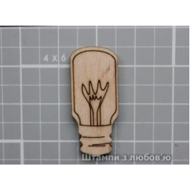 Дерев'яна фігурка 37 * 16мм від ScrapStudio