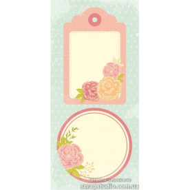 Теги для вирізання "Квіткові рамки", 6х15 см, 10 шт від ScrapStudio