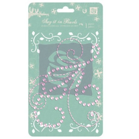 Набір половинок перлин Say it in Crystals,  Prima