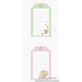 Тэги для вырезания  6х15 см, 10 шт от ScrapStudio