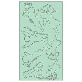 Набір чіпборда "Купідони", 160мм * 85мм