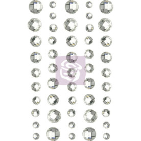 Набор страз Say it in Crystals серебристые 50 шт. от Prima