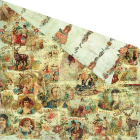 Двусторонняя бумага 30х30 Cigar Box Secrets - Panatela от Prima