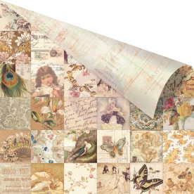 Двусторонняя бумага 30х30 Princess- Collage от Prima