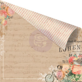 Двусторонняя бумага 30х30 Something Blue - Love Melodies от Prima