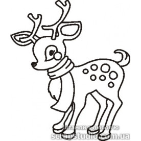 Акриловый штамп Олененок, размер 3,6*4,3 см, ScrapStudio