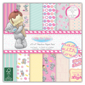 Набор бумаги  Me To You Sweet Shop, 15*15 см от Dovecraft