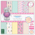 Набор бумаги Me To You Sweet Shop, 20*20 см, 12 листов Dovecraft