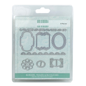 Набір ножів Buckles, Frames & Borders, 8 шт від First Edition