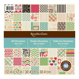 Набор бумаги All Occasions, 30*30 см, 60 листов Recollections