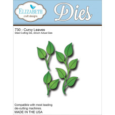 Набор ножей Curvy Leaves от Elizabeth Craft Designs