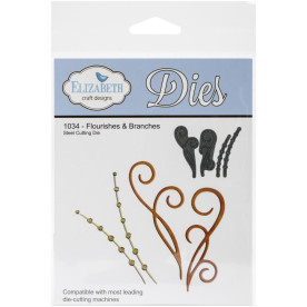 Набір ножів Flourishes & Branches від Elizabeth Craft Designs