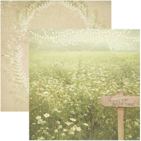 Двусторонняя бумага Forever Begins Today, размер 30*30, 1 шт от Paper House