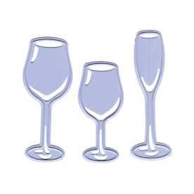 Набор ножей 3 Glasses, размер 1,9 до 5 см от Joy! Crafts