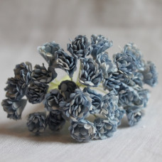 Набор из 10 цветков гипсофилы голубого цвета