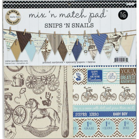 Набір для скрапбукінгу Snips & Snails, 16 аркушів розмір 30 * 30 см від Canvas Corp 