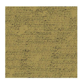 Папір Black & Kraft French Script, 30 * 30 см від Canvas Corp