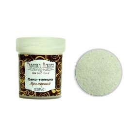 Деко-топпинг мраморный "Первый снег", 65 г от Фабрика Декора