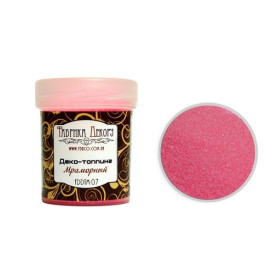 Деко-топпинг мармуровий "Рожевий фламінго", 65 г від Фабрика Декору