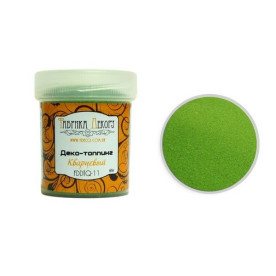 Деко-топпинг кварцевый "Зеленое Яблоко", 65 г от Фабрика Декора