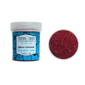 Деко-топпинг кварцевый микс "Рубин", 65 г от Фабрика Декора