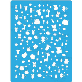 Трафарет «Малыш», размер 15*20 см от Фабрика Декора