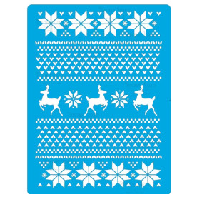 Трафарет «Різдвяні мотиви», розмір 15 * 20 см від Фабрика Декору