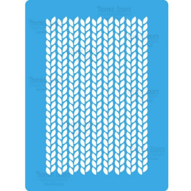 Трафарет «Вязаное полотно», размер 15*20 см от Фабрика Декора