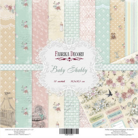 Набір скраппаперу Baby Shabby, 30.5 * 30.5 см від Фабрика Декору