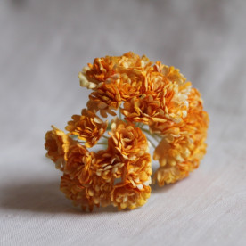 Набор из 10 цветков гипсофилы нежно-абрикосового цвета