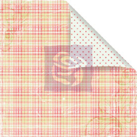 Двосторонній папір для скрапбукінгу Pink Apron від Prima