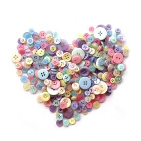 Набор пуговиц "Пастельный микс", 40 шт от ScrapEgo