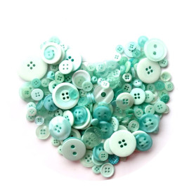 Набор пуговиц "Мятный микс", 40 шт от ScrapEgo