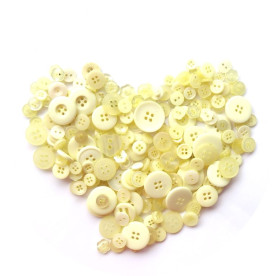 Набор пуговиц "Светло-желтый микс", 40 шт от ScrapEgo