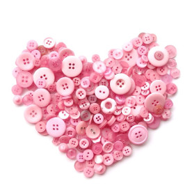 Набор пуговиц "Нежно-розовый микс", 40 шт от ScrapEgo
