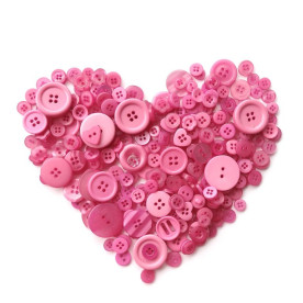 Набор пуговиц "Розовый микс", 40 шт от ScrapEgo