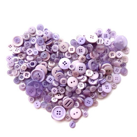 Набор пуговиц "Фиолетовый микс", 40 шт от ScrapEgo