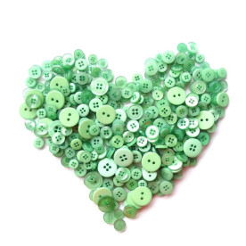Набор пуговиц "Зеленый микс", 40 шт от ScrapEgo