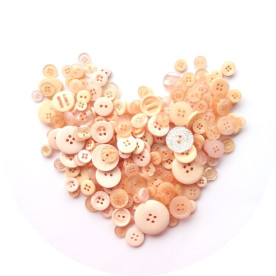 Набор пуговиц "Кремовый микс" 40 шт от ScrapEgo