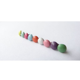 Набір брадс "Кольорова Пастель", 50 шт, 0,5 мм від ScrapEgo