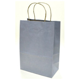 Крафт-пакет з ручкою 290 * 120 * 200, сірий, 1 шт від Hobby & You