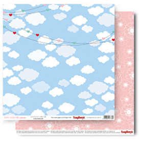 Двусторонняя бумага Первое Свидание, 30,5*30,5, 190 г/м2 от ScrapBerry's