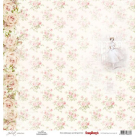 Односторонняя бумага Балерина, 30,5*30,5 см от ScrapBerry's
