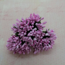 Складні тичинки, Рожевий, 12шт / пучок